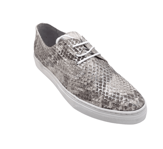 Portugese Leather Sneaker with Snake print - My Shoe Shop - Leather sneaker