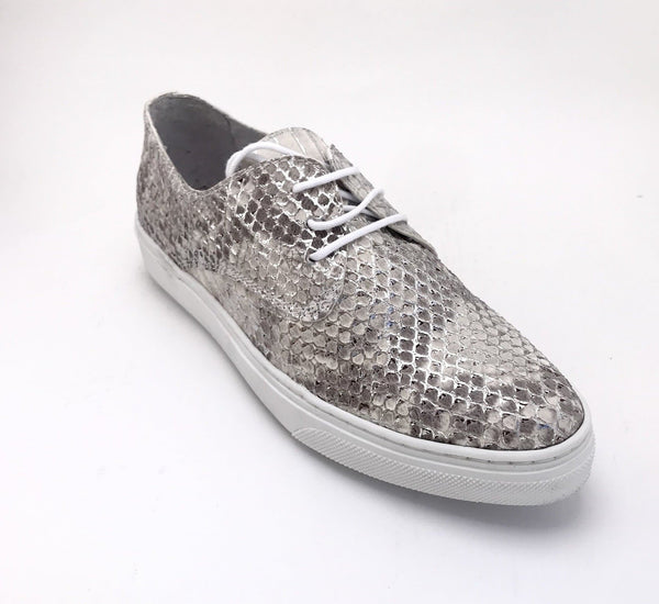 Portugese Leather Sneaker with Snake print - My Shoe Shop - Leather sneaker