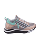 Rose Gold and Green Sneaker with lace and zip - My Shoe Shop - Sneaker