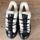 Sergio Puccini Leather Sneaker with Fur - Black - My Shoe Shop - Leather sneaker