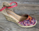 Spanish wedges with ankle strap - Katrina Fuego (red) - My Shoe Shop - wedges