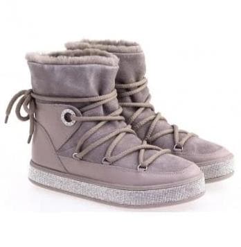 Studio Modd Boot 30805 w bling edge and fur - Dusty - My Shoe Shop - Sneaker Boot
