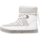 Studio Modd Boot 30805 w bling edge and fur - White - My Shoe Shop - Sneaker Boot