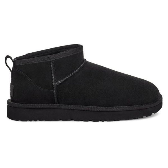 UGG Classic Ultra Mini II - Black Suede - My Shoe Shop - Boots