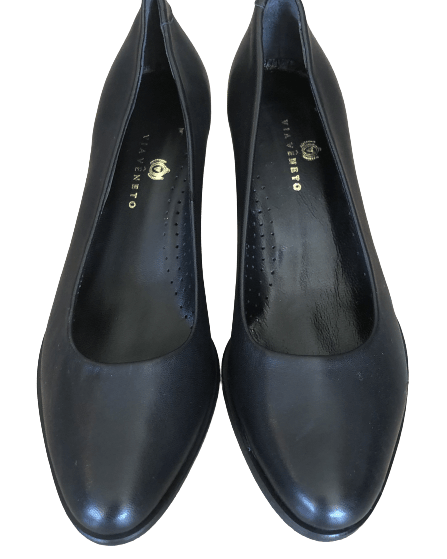 Via Veneto 2838 Heel - Black - My Shoe Shop - Heels