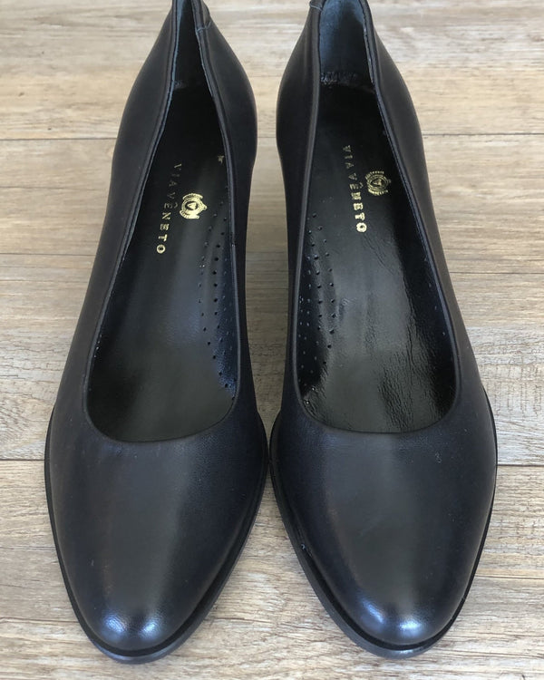 Via Veneto 2838 Heel - Black - My Shoe Shop - Heels