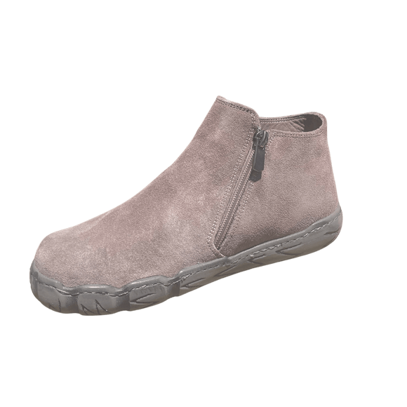 Via Veneto C2025 Zip Up Nubuck Boot - Grey - My Shoe Shop - General