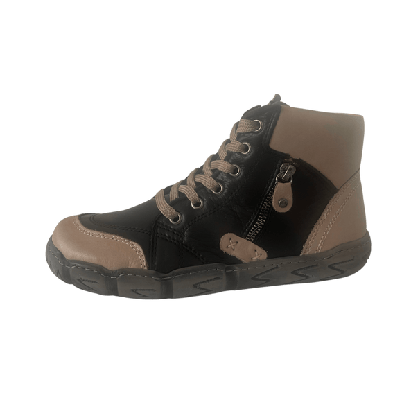 Via Veneto C2025 Zip Up Sneaker Boot - Black - My Shoe Shop - General