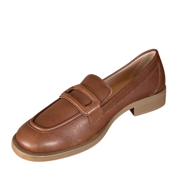 Via Veneto Leather Loafer 1200 - Brown - My Shoe Shop - Loafer