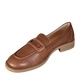 Via Veneto Leather Loafer 1200 - Brown - My Shoe Shop - Loafer