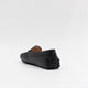 Via Veneto Leather Moccasin 1173 with Silver detail on Tassle - Black - My Shoe Shop - Moccasin