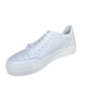 Via Veneto Leather Sneaker with Lace - White - My Shoe Shop - Sneaker