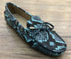 Via Veneto Moccasin 6026 Leather - Blue Snake - My Shoe Shop - Mocassin