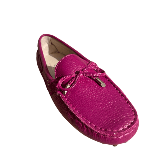 Via Veneto Moccasin 6026 Leather - Fusia - My Shoe Shop - Mocassin