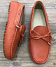 Via Veneto Moccasin 6026 Leather - Orange - My Shoe Shop - Mocassin