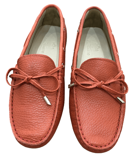 Via Veneto Moccasin 6026 Leather - Orange - My Shoe Shop - Mocassin