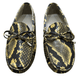 Via Veneto Moccasin 6026 Leather - Yellow Snake - My Shoe Shop - Mocassin