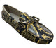 Via Veneto Moccasin 6026 Leather - Yellow Snake - My Shoe Shop - Mocassin