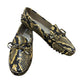 Via Veneto Moccasin 6026 Leather - Yellow Snake - My Shoe Shop - Mocassin