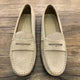 Via Veneto Moccasin 6166 - Beige Suede - My Shoe Shop - Mocassin
