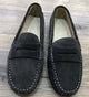 Via Veneto Moccasin 6166 - Dark Grey Suede - My Shoe Shop - Mocassin