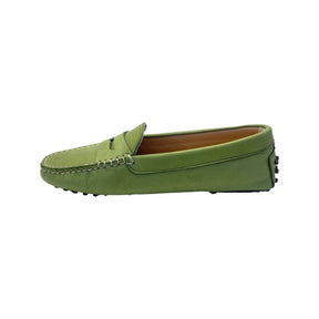 Via Veneto Moccasin 6166 Leather - Pistachio /Green - My Shoe Shop - Moccasin