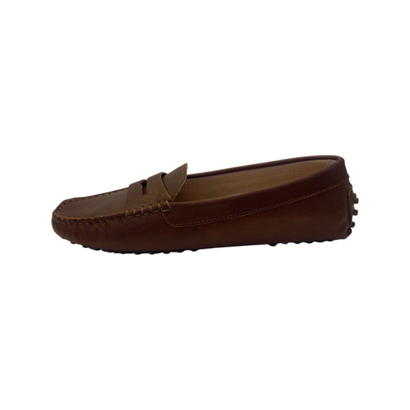 Via Veneto Moccasin 6166 Leather- Tan - My Shoe Shop - Moccasin