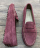 Via Veneto Moccasin 6166 - Light Cherise Suede - My Shoe Shop - Mocassin