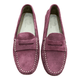 Via Veneto Moccasin 6166 - Light Cherise Suede - My Shoe Shop - Mocassin