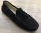 Via Veneto Moccasin 6166 Suede - Black - My Shoe Shop - Mocassin