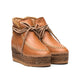 Vidorreta Low Leather Wedge Boot - Camel - My Shoe Shop - boot